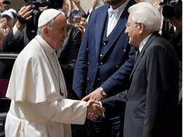 PAPA FRANCESCO AL QUIRINALE